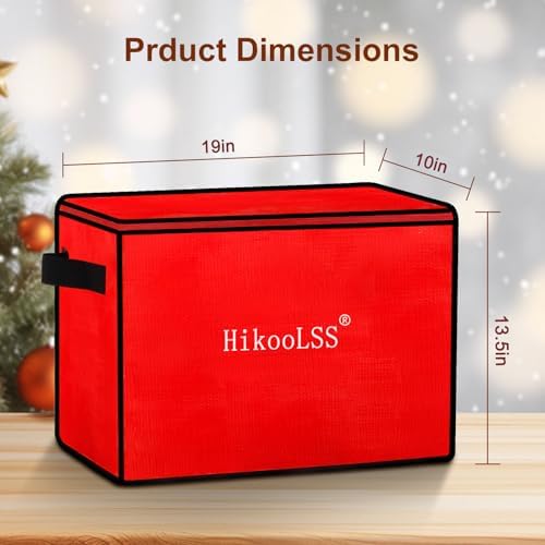 HikooLSS Christmas Ornament Storage Box - Stores up to 72 Holiday Ornaments - Image 2