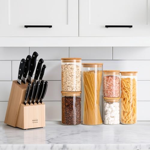 ComSaf Glass Storage Jars 6 Pack, Pasta Containers, Pantry Organization - Image 6