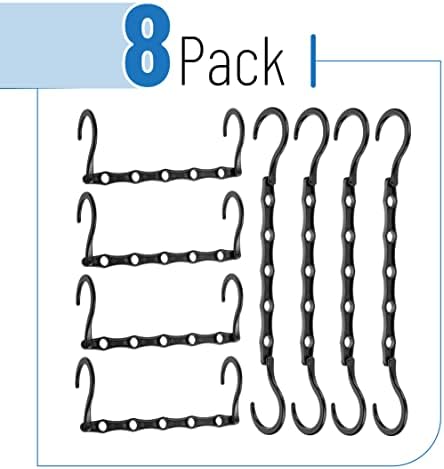Mr. Pen- Space Saving Hangers, 8 pcs, 360° Rotating Hooks - Image 2