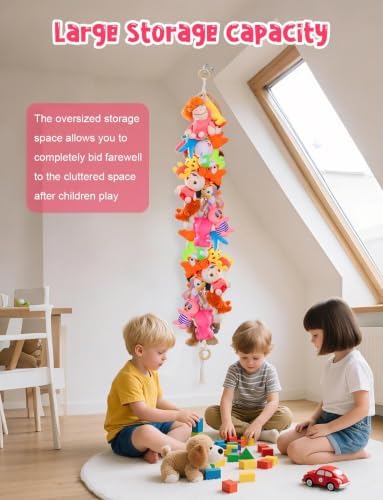 2Pcs Stuffed Animals Storage Chain, Hanging Stuffed Animal Holder - Image 4