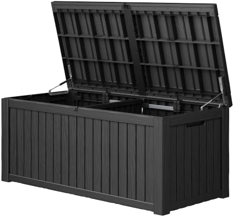 Outdoor Storage Box Waterproof, 200 Gallon Deck Box for Patio Storage by WTFGO