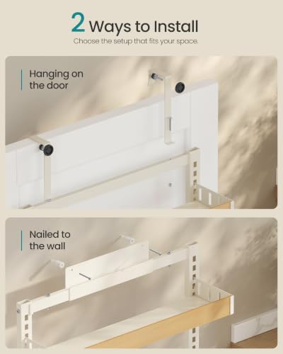 SONGMICS 8-Tier Over the Door Pantry Organizer, Adjustable Spice Rack - Image 3