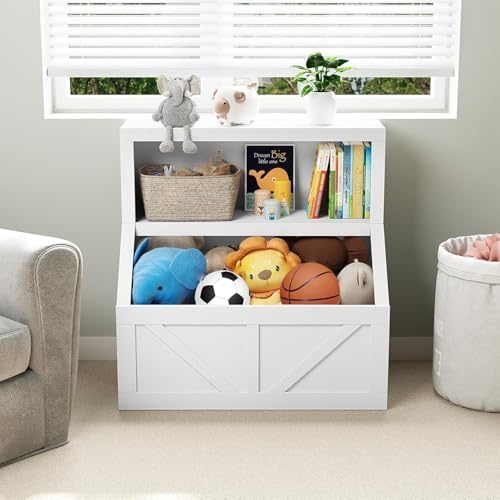 IDEALHOUSE Kids Toy Box for Boys, Kids Toy Chest Storage for Boys & Girls - Image 5