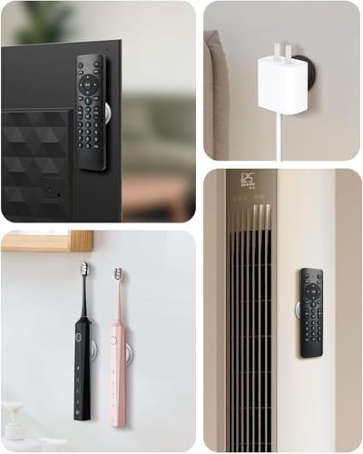 6 Pack Magnetic Remote Control Holder, Silicone, Self-Adhesive No-Drill - Image 7