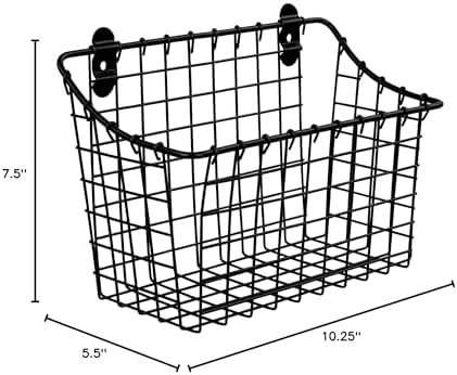 Vintage Living® Cabinet & Wall Mount Basket - Large (Pack of 4) - Image 3