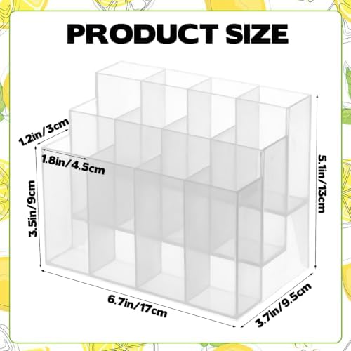 3-Tier Drink Packet Organizer, Water Flavor Packet Holder with 12 Slots - Image 2