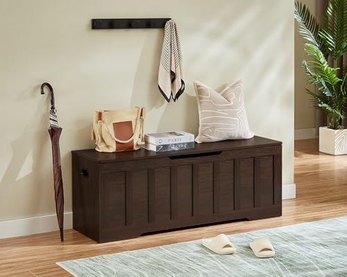 VANKILEY 51.2" Storage Chest Extra Large,Wooden Storage Bench(Espresso) - Image 6