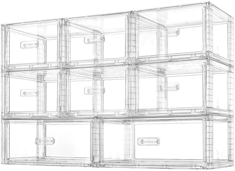 Vtopmart 8 Pack Large & Medium Stackable Storage Drawers Set by Vtopmart