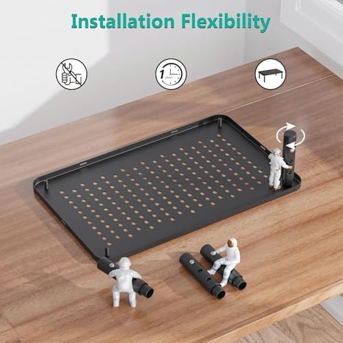 WALI Dual Monitor Stand for Desk, Adjustable Laptop Riser, up to 44 lbs - Image 5
