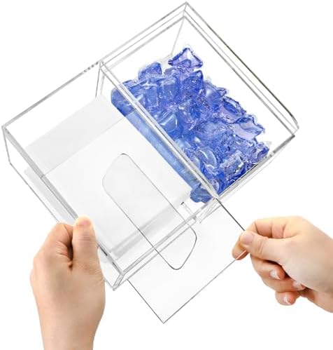 TOPZEA Dryer Sheet Holder, Clear Acrylic Laundry Organizer, 2 in 1 Dryer Sheet & Pods Container Dispenser with Label & Drawer, Storage Box for Laundry Room Organization, Dishwasher Pod, Clothespins - Image 3