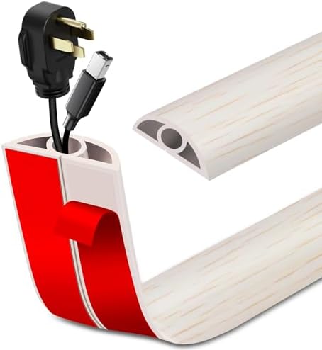 LSGCQ Floor Cord Cover Self Adhesive Cord Hider Floor Cable Management by LSGCQ