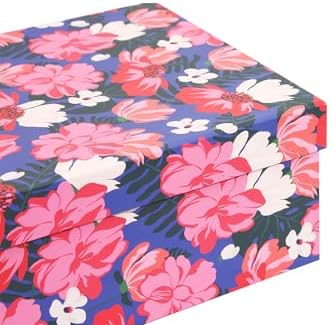 3-Piece Decorative Storage Boxes with Lids, Vibrant Pink and White Flower, Paperboard Keepsake box Set, Photo Storage Box for Memory, Home Decor, Knick-knacks Organizer, Shelf Decor - Image 6