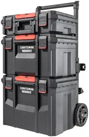 CRAFTSMAN VERSASTACK XL Rolling Tower Tool Storage System, 4 piece (CMST60420) by CRAFTSMAN