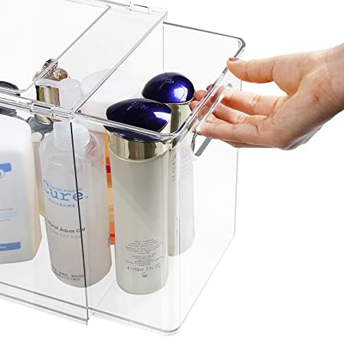 9.5QT Refrigerator Organizer Fridge Storage Bin with Pull-out Drawer, Large - Image 2
