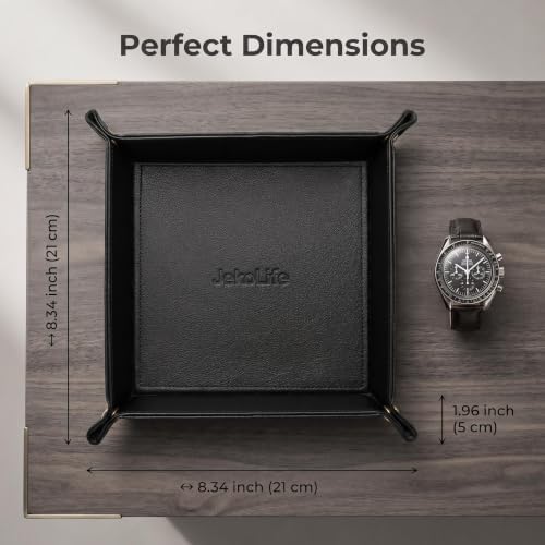 Valet Tray for Men,Nightstand Organizer for Wallet Watch Phone - Image 6