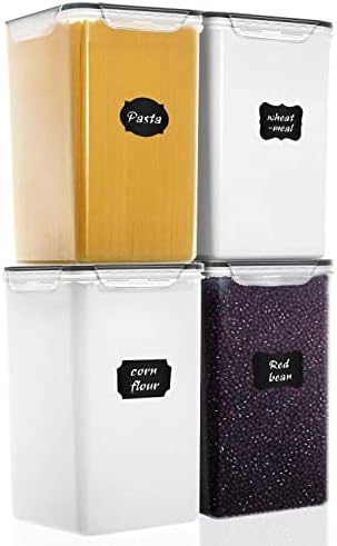 M MCIRCO Extra Large 4 Pack, 6.5L/7qt/220oz Tall Food Storage Containers by MMCIRCO