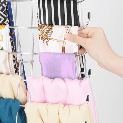 ZEDODIER 2 Pack Scarf Hanger, Scarf Organizer for Closet, Holds 40 Scarves - Image 6
