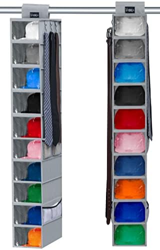 VAESIDA Hat Rack - 10 Shelf Upgraded Version Hat Organizer for Closet with Dust Shield & Side Mesh Storage Pockets - Hat Holder & Hat Racks for Baseball Caps by VAESIDA