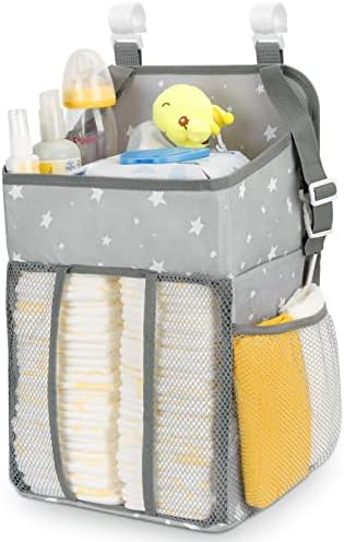 Maliton Changing Table Diaper Organizer Hold 50+ Diapers, (Star Pattern) by Maliton