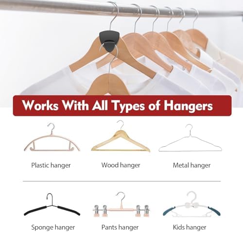Space Saving Hanger Hooks 30Pcs, Upgrade Heavy Duty Hangers Connector Hooks - Image 5