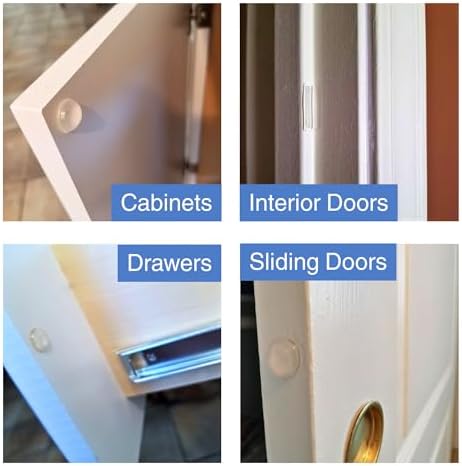 HushBumps Gel Bumpers for Cabinets, Doors & Drawers, 104 Pc Variety Pack - Image 5