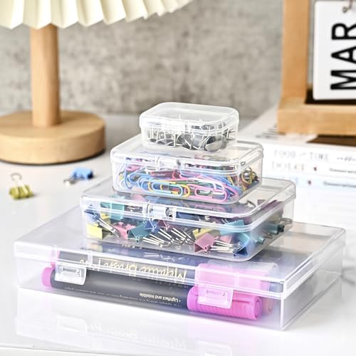 Clear Small Plastic Storage Containers with Lids, 24 Pack - Image 6