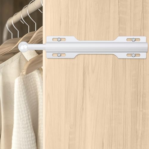 12" Valet Rod for Closet Pull Out (1 Pack, White) - Image 4