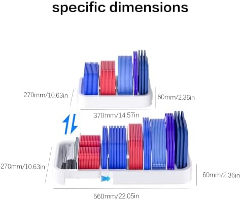 Lid Organizer for Kitchen Cabinet, Expandable Holder, 10 Dividers - Image 2