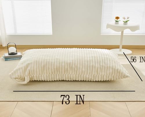 Kisoy Stuffed Animal Storage Bean Bag Bed Cover (No Filler) Washable - Image 3