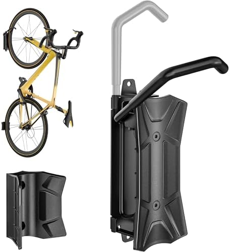 monTEK Heavy Duty Swivel Bike Wall Mount Holds Up to 77lbs, 1 Pack by monTEK
