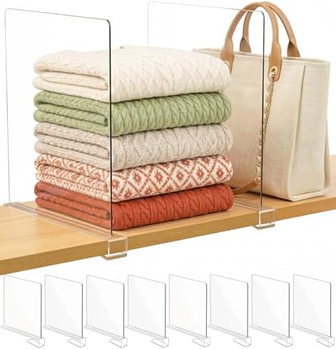 SortNStore Shelf Dividers Purse Organizer for Closet: 11" Tall (Extra Tall) by SortNStore