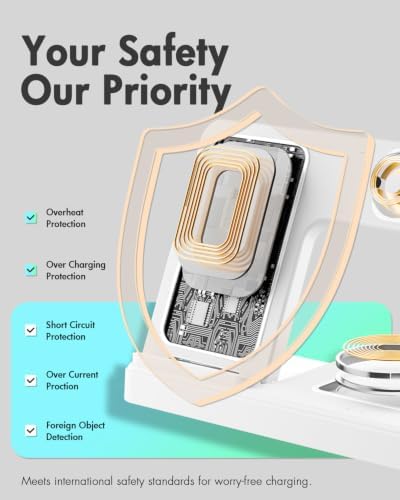 GETPALS Wireless Charger iPhone Charging Station for Apple Multiple Devices - Image 6