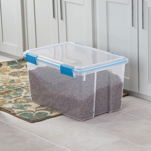 Sterilite Gasket Storage Box with Lids for Home & Office, 54 Quart, 12-Pack - Image 5