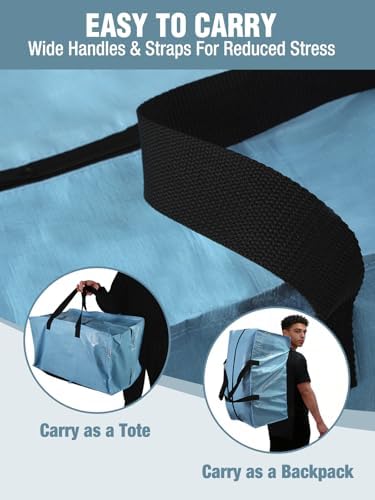 WORKPRO 1 Pack Extra Large Moving Bags with Backpack Straps & Handles - Image 5