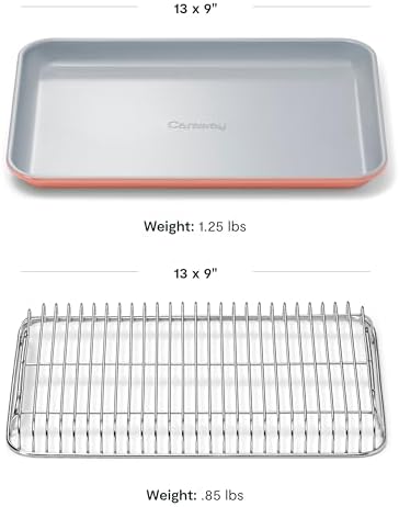 Caraway Non-Stick Ceramic Baking Sheet and Cooling Rack - Image 3