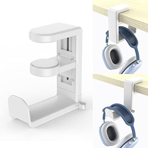 EURPMASK Rotating Headphone Stand,Adjustable Clamp-on Headset Holder Hanger by EURPMASKChoosethecolorofeurope