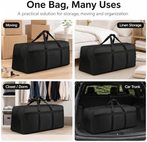 Extra Large Heavy Duty Storage Duffle Bag with Reinforced Handles - Image 4