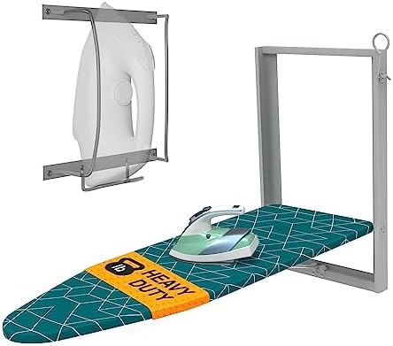 Xabitat Ironing Board 36.2" x 12.2" Wall Mounted Compact Fold Down by Xabitat