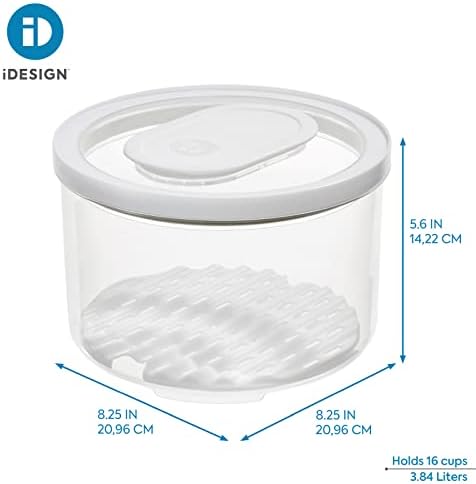 iDesign Round Fridge Produce Bin, Clear - Image 5