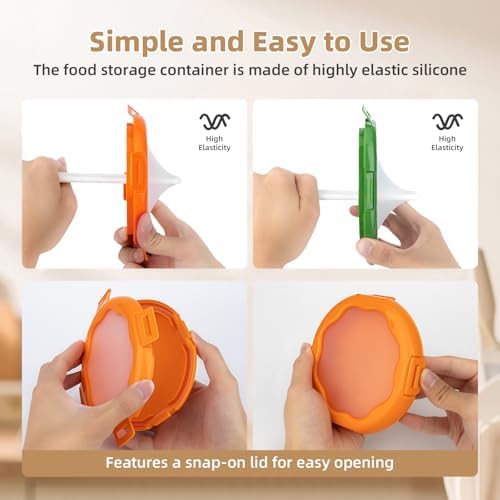 TQRR Avocado Saver and Onion Storage-4Pcs Fruit Fresh Storage Containers - Image 4