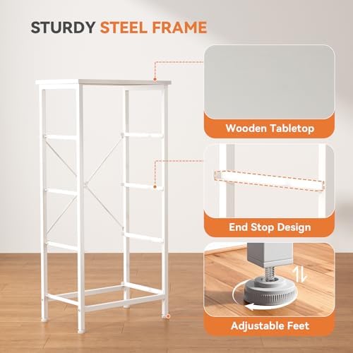 Sweetcrispy Dresser for Bedroom, 4 Drawer Storage Cabinet, Tall Nightstand - Image 5
