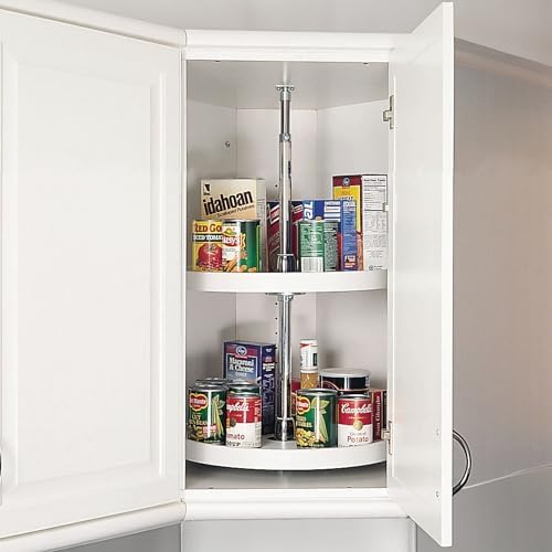 Rev-A-Shelf 18" Full-Circle Dual Tier Lazy Susan for Corner Wall Cabinets - Image 6