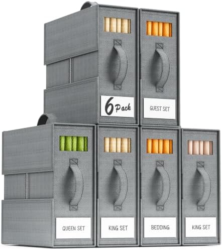 6 Pack Sheet Organizers and Storage, Thickened & Durable Sheet Organizer by Unknown