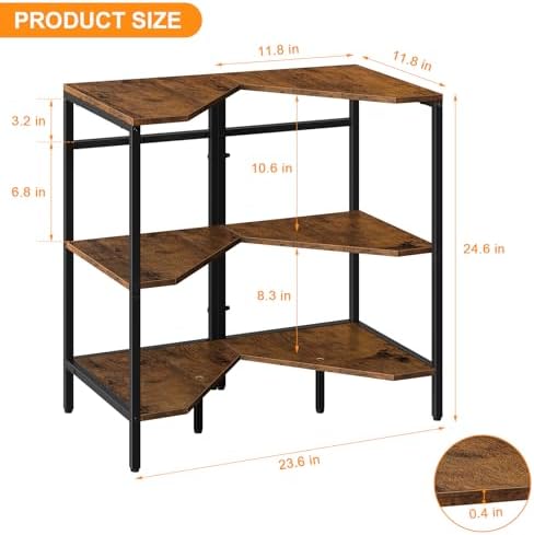 Pedestal Sink Storage, 2 Pack Under Sink Organizer Shelf for Bathroom - Image 3