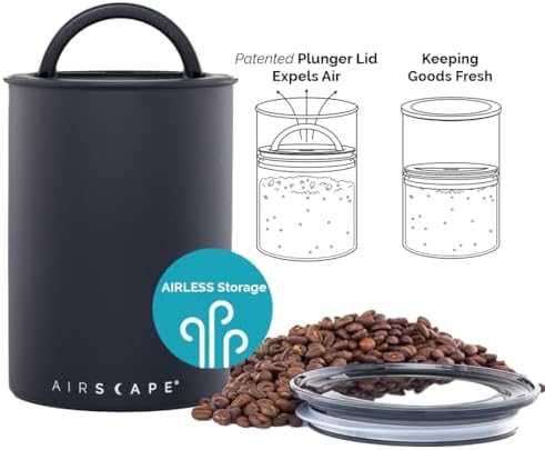 AirScape Planetary Design Stainless Steel Coffee Canister | Food Storage - Image 4