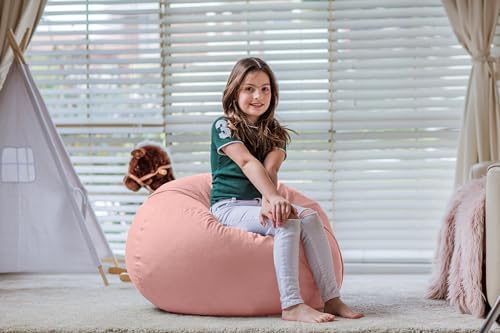 WEKAPO Stuffed Animal Storage Bean Bag Chair Cover for Kids - Image 7
