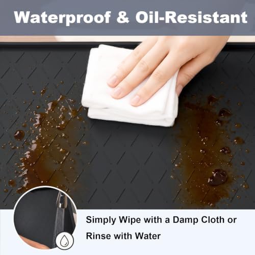 Extra Thick Under Sink Mat Waterproof with Raised Edge 31" x 22" - Image 4