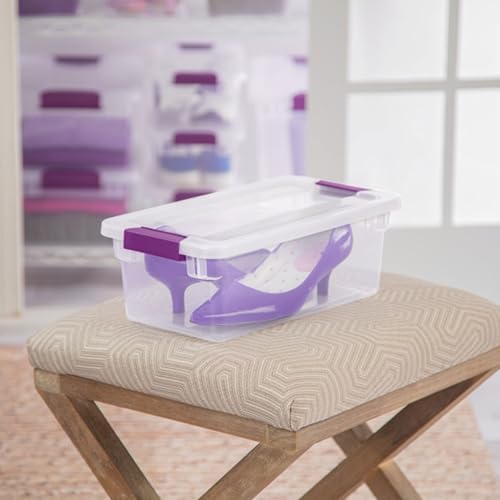 Sterilite ClearView Latch Boxes, Storage Bins with Lids, 6 Quart, 48-Pack - Image 4
