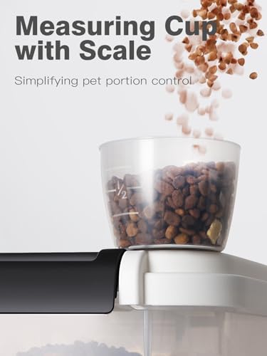 LivLab Mker 20 lb Stackable Pet Food Storage Containers, 3 Pack - Image 4