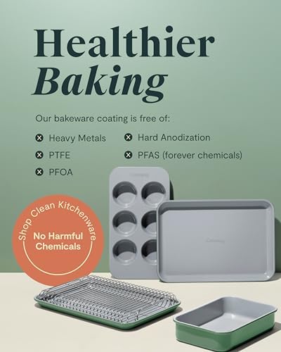 Caraway Non-Stick Ceramic Baking Sheet and Cooling Rack - Image 6